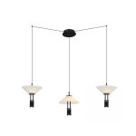 23200 PENDANT LED LIGHT 28W 3000K ALUMINIUM BLACK Zambelis Lights